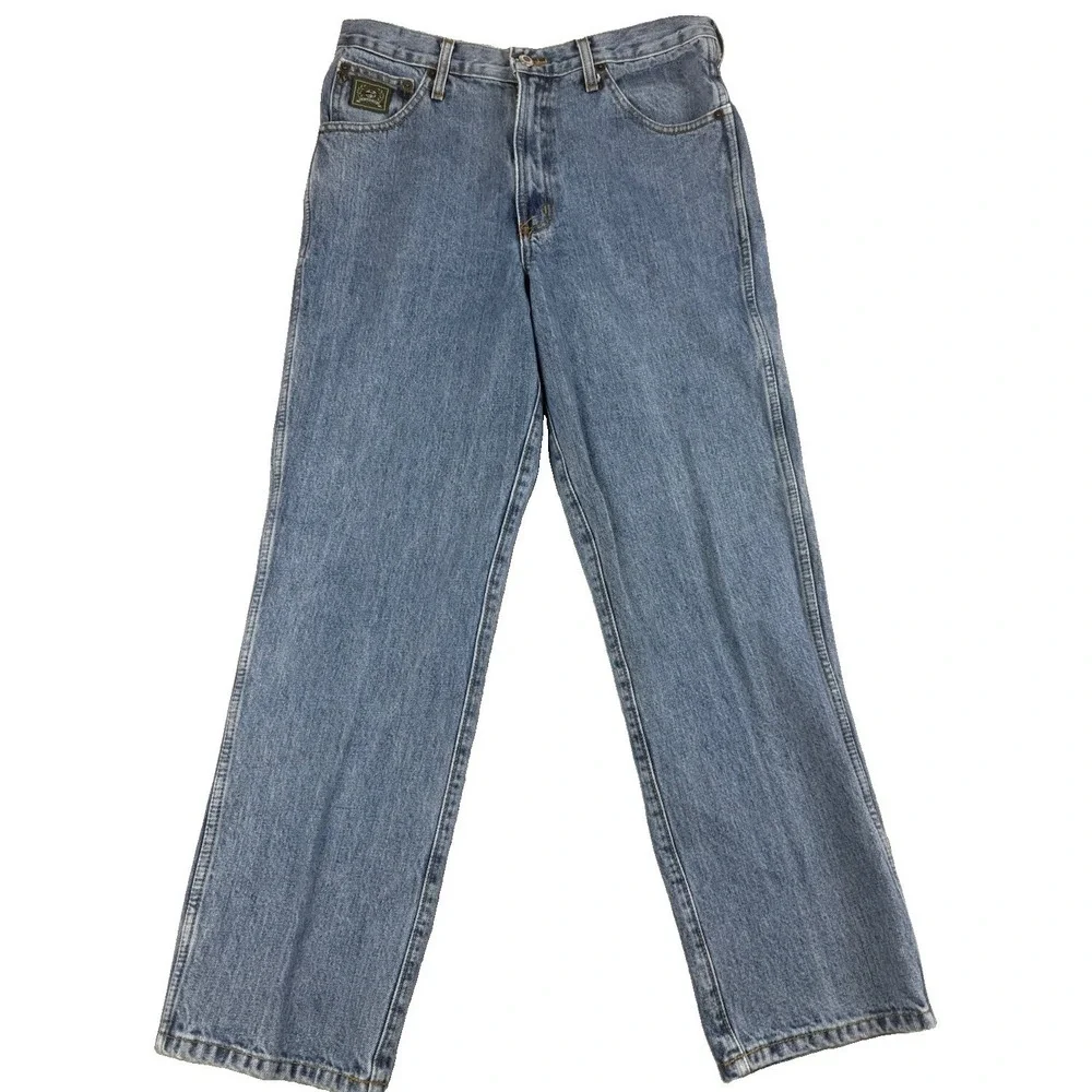 Cinch UP Men's Jeans 32x30 Blue Denim Relaxed Fit Straight Leg Western Cowboy